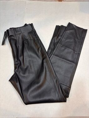 Lulu's Women's Black Faux Leather Pants NWT